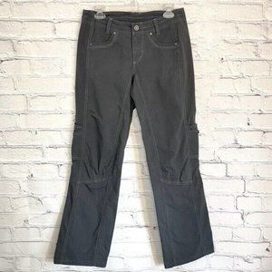 Kuhl Women’s 6 Regular Jeans Straight Leg Cargo Pants Hiking Outdoor Utility